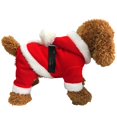 thumbnail image 1 of Disfraces de Navidad para mascotas, ropa para perros de Papá Noel para perros pequeños, abrigos de otoño e invierno, sudaderas con capucha para cachorros y gatitos, 1 of 1