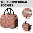 thumbnail image 6 of Womens Pioneer Flower Floral Print Pattern Lunch Box for Work,Insulated Lunch Bag for Women,Loncheras Para Mujer,Leakproof Adult Lunch Bag for Work,Beach,Travel,Picnic,Camping, 6 of 6