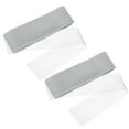 thumbnail image 1 of Uxcell 25 yardas de trenza rígida de crin de caballo, 3 pulgadas de ancho para costura de huesos de poliéster, vestido de boda, danza, manualidades, accesorios, gris (2 rollos), 1 of 7