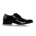 thumbnail image 2 of Ferro Aldo Alvin MFA19696 Men's Plain Square-Toe Derby Dress Shoes, in Tuxedo Black, Men's Size 7, 2 of 8