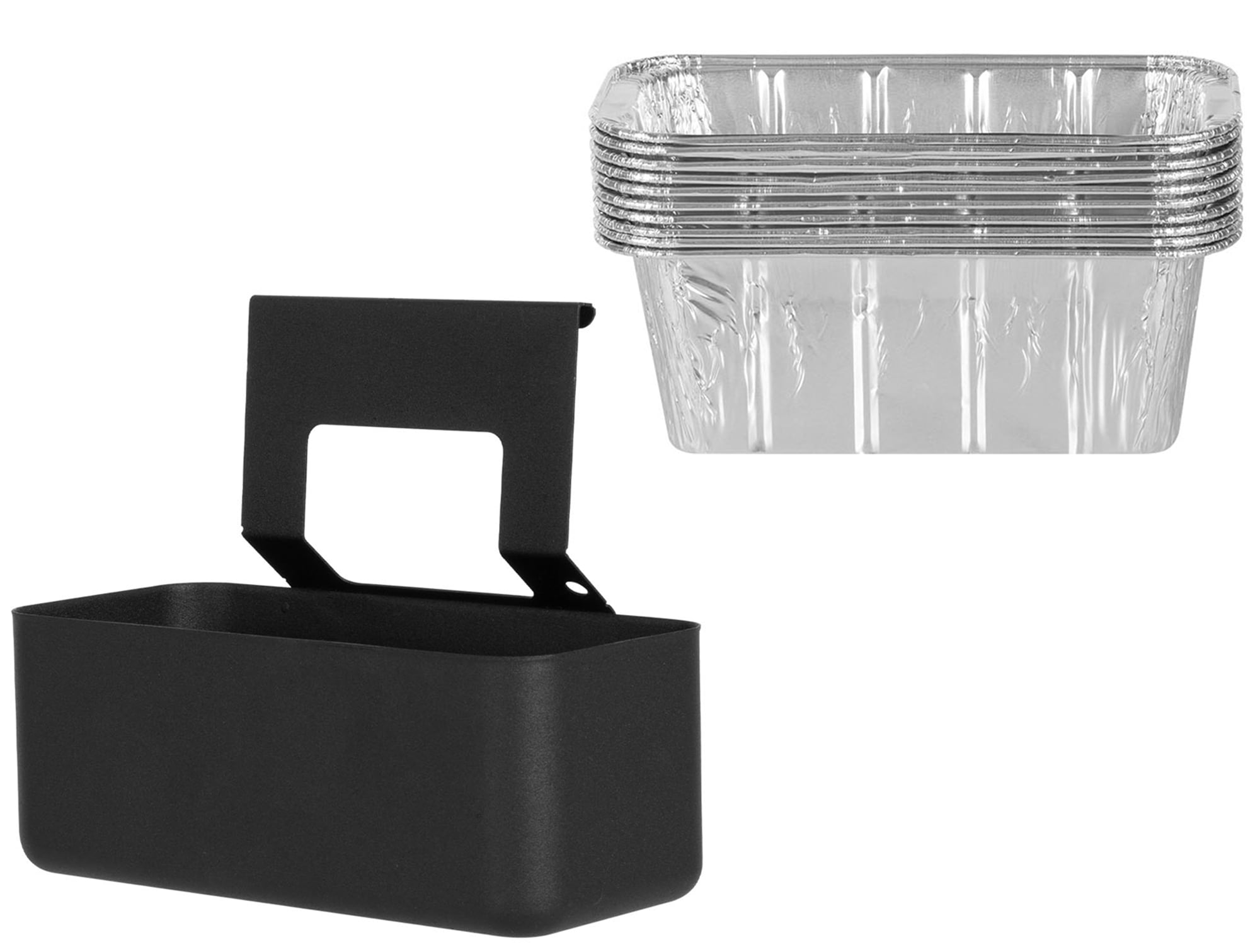 Disposable Aluminum Foil Drip Pan Liners and BBQ Grease Cup Kit for