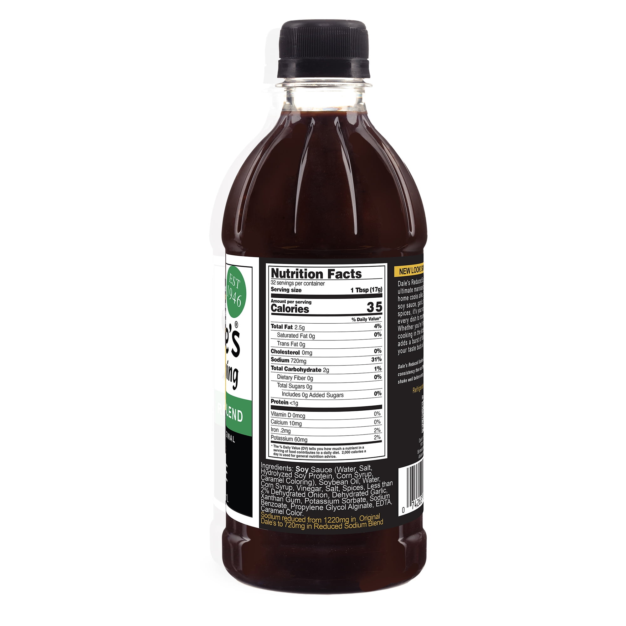 Dale's Seasoning Reduced Sodium Blend, 16 fl. oz., Liquid Marinade