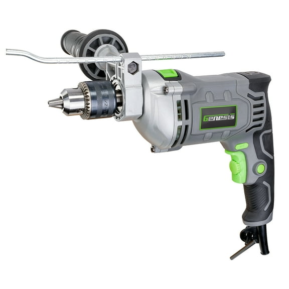 Genesis 7.5 Amp 1/2 in. Variable-Speed Reversible Heavy-Duty Hammer Drill GHD1275B