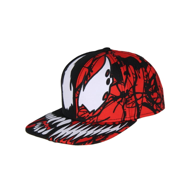 Seven Times Six Marvel Venom Carnage Split Face Snapback Hat, Flat