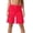 Watermelon Red, variant on Gunia Plus Size Gym Shorts Women Lightweight Solid Blend Yoga Shorts Casual Fitness Womens Shorts Casual Black M