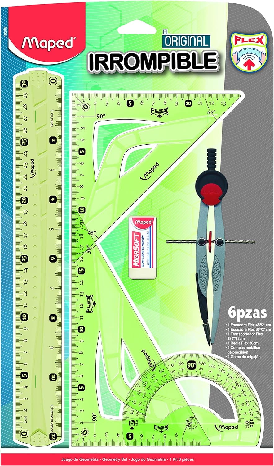 Squadra Technic Maped 32cm 60° - Strumento Di Precisione Per Disegno Geometrico - Foto 11