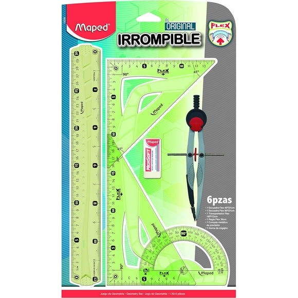 Juego De Geometría Flexible MAPED 19206 POCKET FLEX PREMIUM