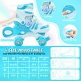 thumbnail image 2 of JZY Kids Quad Roller Skates for Boys & Girls – 4-Size Adjustable, 8 Light-Up Wheels, Beginner-Friendly, Fits Ages 3-12, Indoor & Outdoor Use, 2 of 7