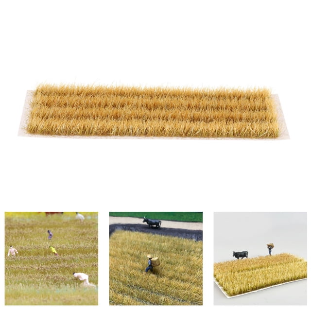 1: 72-87 Modelo de DIY Modelo de Paisajismo Ferroviario Diorama Miniatura Miniatura Juegos de Modelo Terreno Ferroviario C A Yotijar Campo de trigo