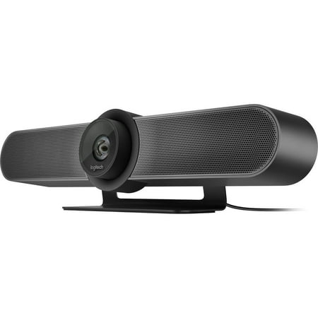 Logitech MeetUp and Expansion Mic HD Video and Audio Conferencing System for Small Meeting Rooms - Black