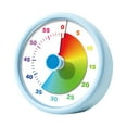 thumbnail image 2 of Temporizador visual de 60 minutos, recordatorio de tareas, herramienta de estudio para educación en el hogar, reloj despertador silencioso de cuenta Azul, 2 of 8
