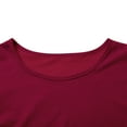 thumbnail image 5 of Yubnlvae 2025 Pointelle Knit Short Sleeve Top - Business Casual Summer Sweater (Breathable Open-Weave | Office-to-Weekend Wear) (Wine | XL), 5 of 8