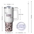 thumbnail image 2 of Premium Nana Gift! 40oz Tumbler for Grandma from Grandkids, Excellent Birthday Christmas Mothers Day Gift Idea, Insulated Cup with Straw, Sweatproof Design, 2 of 5