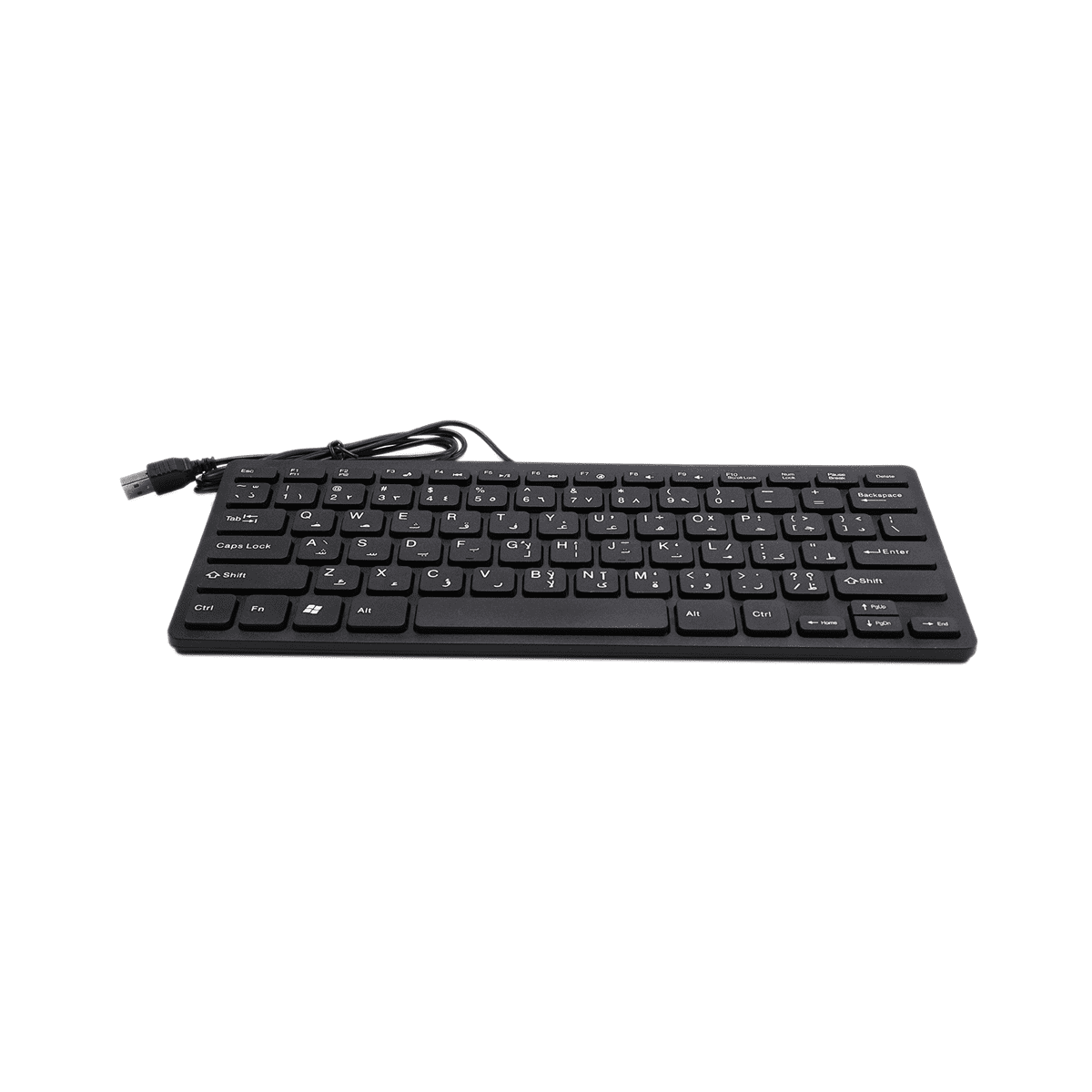 3X Quality Wired USB Arabic/English Bilingual Keyboard for Tablet/ PC/Laptop/IOS/Android