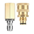 thumbnail image 1 of Pressure Washer Adapter Professional 16*2 Powers Washer Hose Home Copper Quick Plug Connector for Pressure Washer Accessories Cola Adaptador para lavadora a presión, 1 of 8