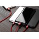 thumbnail image 1 of High-quality Nylon Braided Data Cable 3 in 1 Fast Charge Charging Cable Compatible with iOS Android Phone (NOT Support Data Transmission), 1 of 5