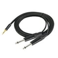 thumbnail image 3 of Cable de audio estéreo macho de 1/8 a doble macho mono de 1/4 perfke Divisor de cable mono estéreo, 3 of 9