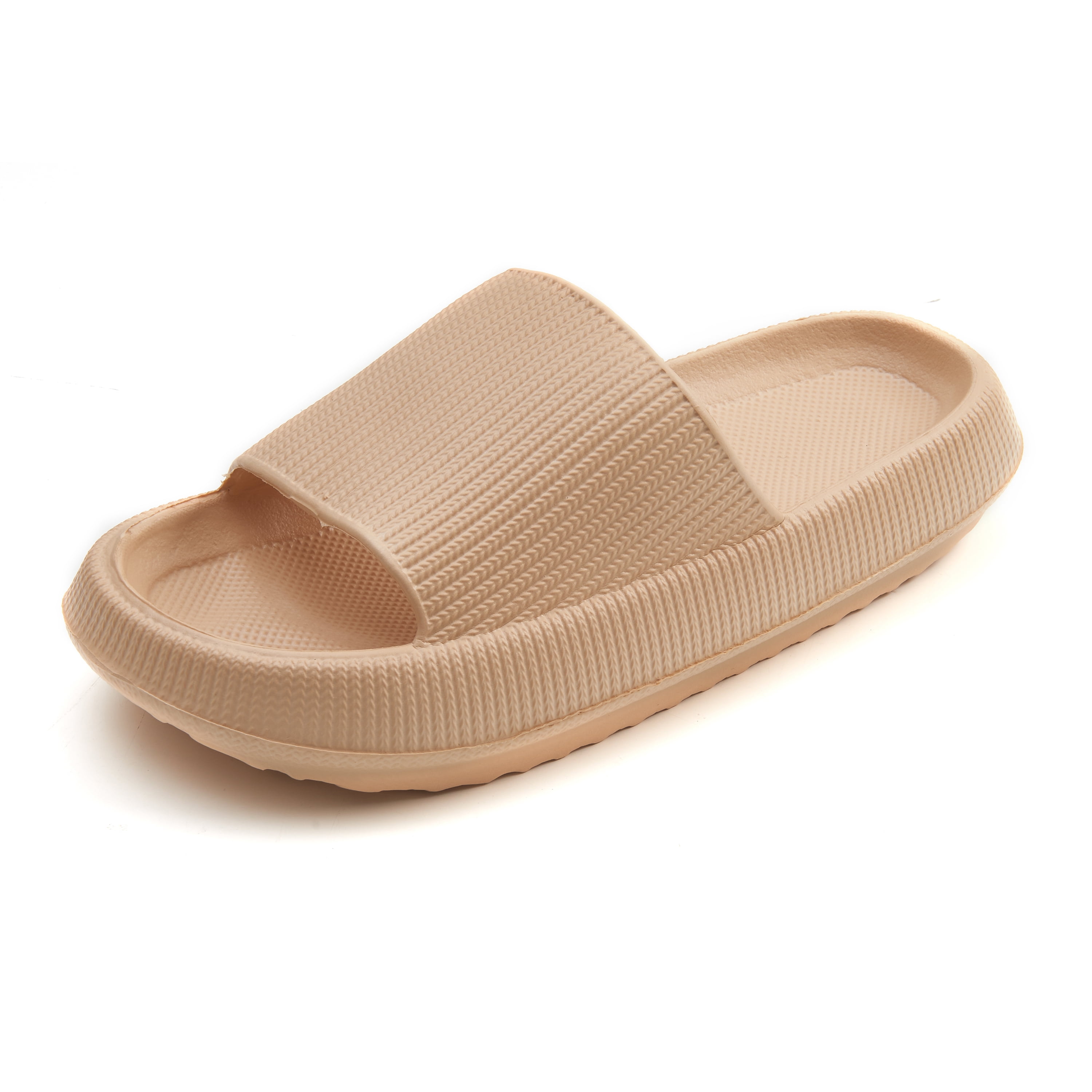 Somdot Slides Sandals for Women and Men Pillow Slippers Unisex Bathroom