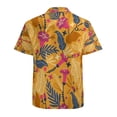 thumbnail image 3 of High Quality Hawaiian Shirts for Men Short Sleeve Aloha Beach Shirt Floral Summer Casual Button Down Shirts Blouses D28P2V, 3 of 7