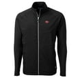 thumbnail image 2 of Men's Cutter & Buck Black San Francisco 49ers Adapt Eco Knit Hybrid Recycled Full-Zip Throwback Jacket, 2 of 3