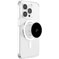 thumbnail image 4 of PopSockets PopGrip para MagSafe con la letra inicial J en forma de corazón, color blanco, 4 of 5