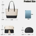 thumbnail image 2 of Sendefn Handbags for Women Shoulder Bags Ladies Tote Satchel Hobo 3pcs Purse Set, 2 of 6