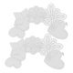 thumbnail image 4 of 25pcs Plastic Stitching Canvas Kit for Embroidery Cross Stitch Knit Yarn Crafting Plastic Mesh Canvas Sheets Hearts Stars Flowers Butterflies Blank Ne, 4 of 4
