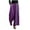 0152 Purple, variant on Pants For Women Elastic High Waist Straight Leg Slacks Slim Fit Striped Trousers Plus Size Pants Oversized Wide Leg Slacks Loose Pockets Trousers Casual Hiking Pants Up to 65% off