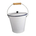 thumbnail image 5 of LOVIVER Enamel Bucket Food Bin Thick Wall Insulated Enamelware for Family Gatherings 3L, 5 of 8