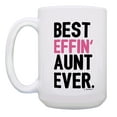 thumbnail image 2 of ThisWear Aunt Gift Set Best Effin Aunt Ever Cute Aunt Gifts Aunt Niece Gifts 2 Pack 15oz Coffee Mugs, 2 of 4