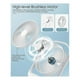 thumbnail image 4 of Desk Fan,Small Fan Quiet, USB Fan with Night Light, Table Fan Electric Rechargeable Desktop Fan for Bedroom Office-, 4 of 5
