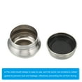thumbnail image 4 of Uxcell 2" x 1.8" Palette Cups Paint Pot Container Cup with Lid and Clip Stainless Steel, Silver, 4 of 5