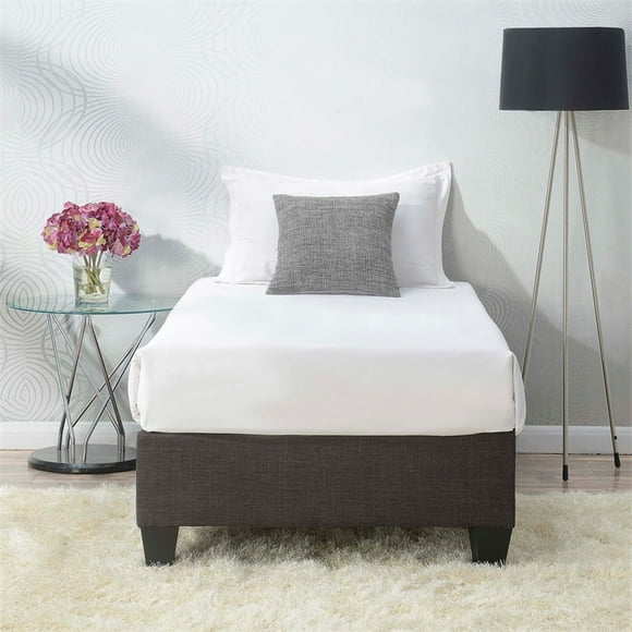 Picket House Abby Twin Platform Bed in Charcoal