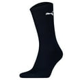 thumbnail image 2 of Puma Unisex Sports Socks, 6 Pairs - Tennis Socks, Crew Socks, Plain Blue 43-46, 2 of 3