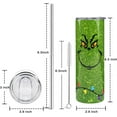 thumbnail image 6 of Christmas Tumbler With Lid and Straw Insulated Stainless Steel 20oz Skinny Tumbler Travel Coffee Mug Christmas Cups Merry Christmas Gifts for Women, 6 of 6
