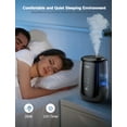Humidifiers for Bedroom,Grelife 5L Quiet Warm and Cool Mist Top Fill