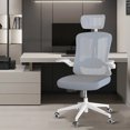 thumbnail image 5 of Ergonomic Office Chair, Home Office Desk Chair with Adjustable Headrest & Lumbar Support, Swivel High Back Computer Chair, Breathable Mesh Chair, PU Silent Wheels, Flip-Up Arms, 5 of 12