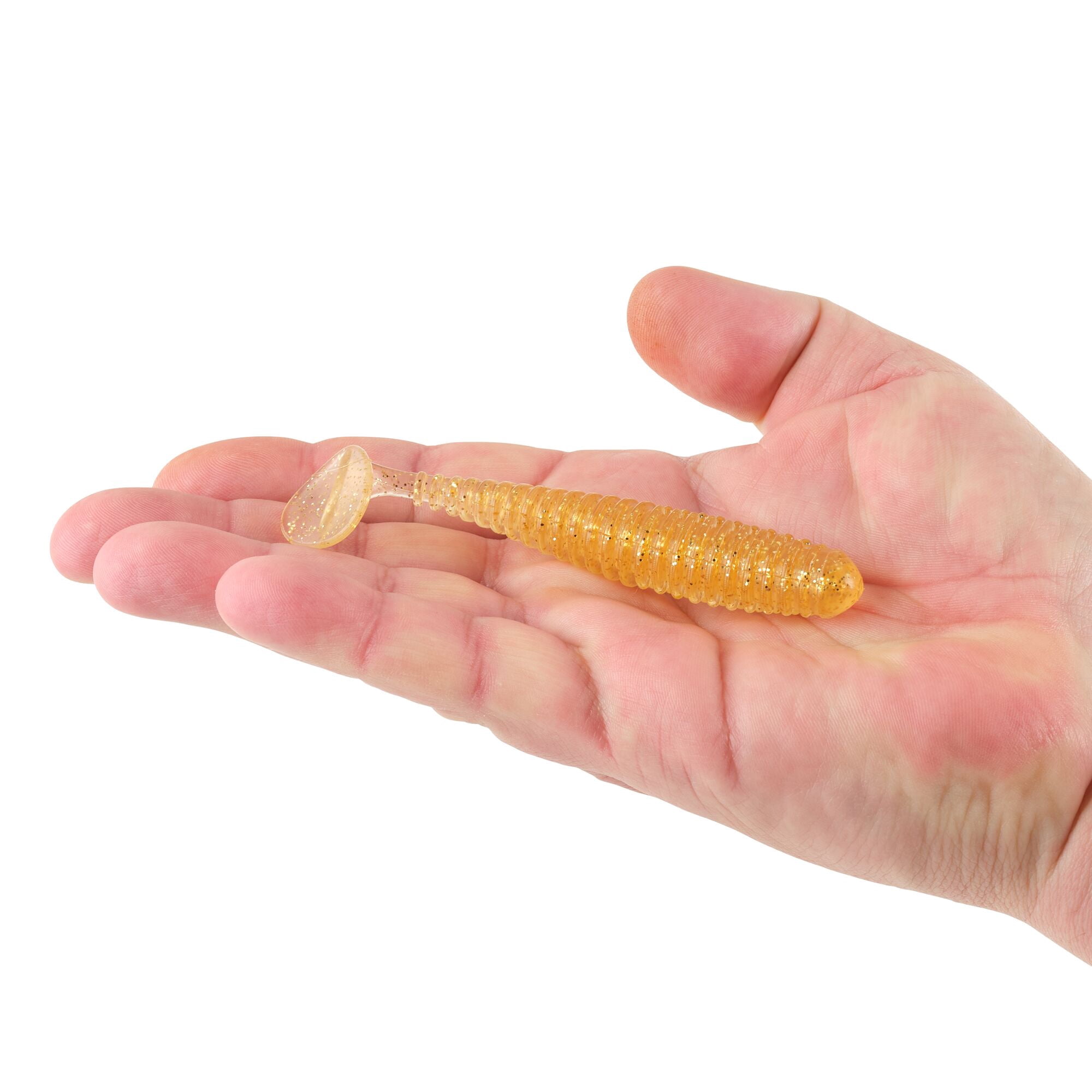 Berkley PowerBait® Saltwater Power Swimmer, 4.3 in, Swimbaits, Gold (6-count)