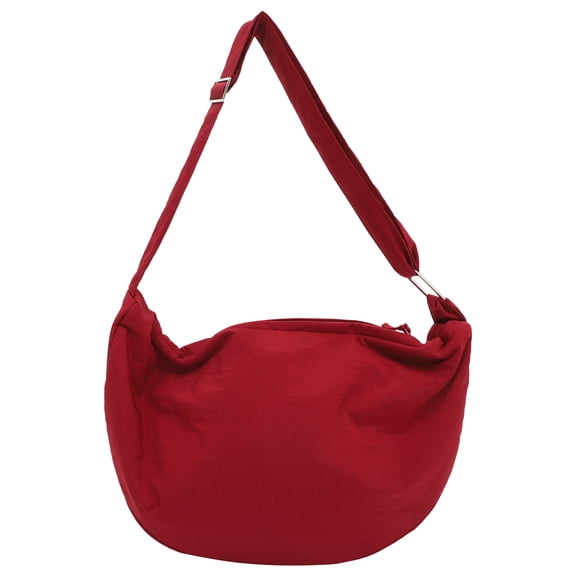 Phenofice Lightweight Red Canvas Tote Bag Multi-Function Durable Shoulder Bag 1Pc