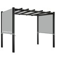 thumbnail image 1 of Toldo de repuesto para pérgola, 17 x 6.8 pies, universal, gris, 1 of 7