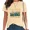 C-Apricot, variant on UNISHE Women's Trendy Inspirational Flower Graphic T-Shirt Casual Short Sleeve Top for Daily outfit Grey, 2XL
