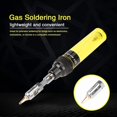 thumbnail image 4 of Butane Gas Soldering Iron Blow Torch Soldering Iron Gun Welding Tool 1300℃ (Yellow), 4 of 5