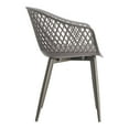 thumbnail image 2 of Moe's Home Collection Piazza Outdoor Chair Grey-Set Of Two, 2 of 5
