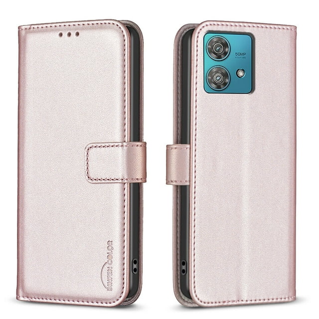 Compatible with Motorola Edge 40 Neo Wallet Case with Card Slots Magnetic Closure Flip Folio Cover