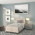 thumbnail image 2 of Flash Furniture Tribeca Twin Size Tufted Upholstered Platform Bed in Beige Fabric, 2 of 6
