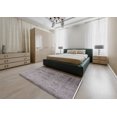 thumbnail image 4 of Ahgly Company Indoor Rectangle Mid-Century Modern Silver Pink Oriental Area Rugs, 5' x 7', 4 of 6