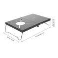 thumbnail image 2 of Minkissy 1Set Folding Table Lightweight And For Camping And Home Use With Rectangular Shape, 2 of 7