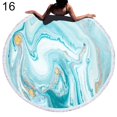 thumbnail image 2 of Abstract Print Tassels Outdoor Summer Beach Towel Yoga Mat Carpet Shawl, 2 of 8