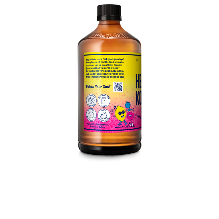 Health-Ade Probiotic Berry Lemonade Kombucha, 16 oz - Walmart.com
