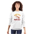 thumbnail image 3 of Suns Buns Out Summer Vacation Pun Sweatshirt for Men or Women Brisco Brands S, 3 of 5